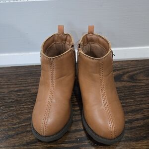 Brown Kids Ankle Boots